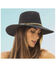 Nikki Beach Women's Monte Carlo Toyo Straw Rancher Hat , Black, hi-res