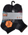 Image #4 - Timberland PRO Women's Contrast Logo Quarter Socks - 6 Piece, Black, hi-res