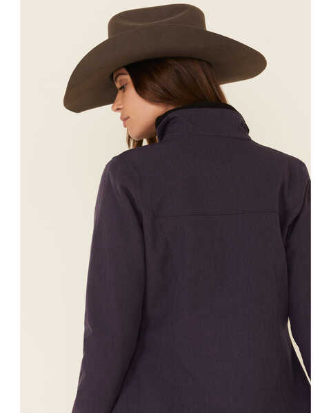 Image #5 - Roper Women's Purple Softshell Bonded Fleece Lined Jacket , , hi-res