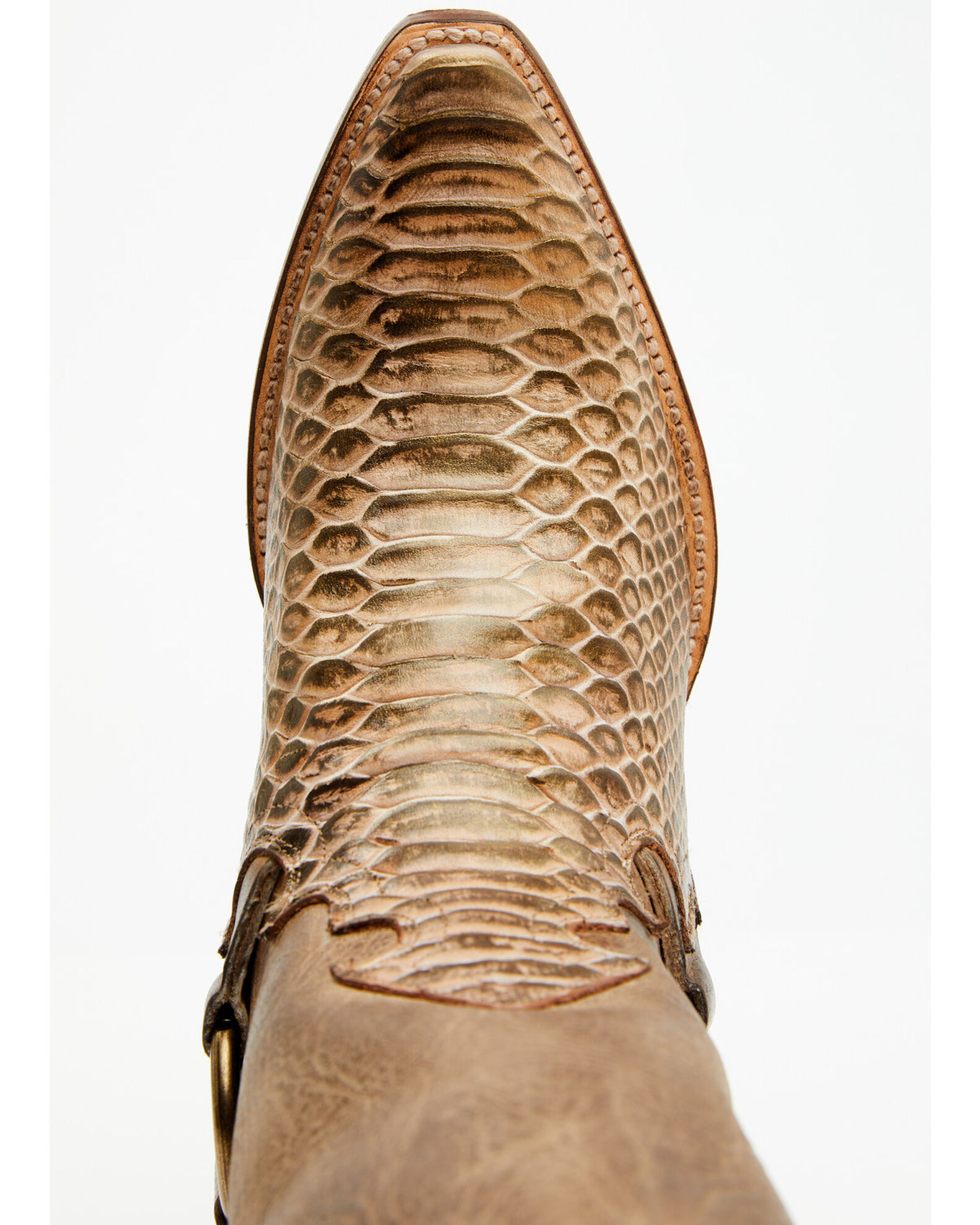 Dan Post Women s Faux Python Tall Western Boots Snip Toe