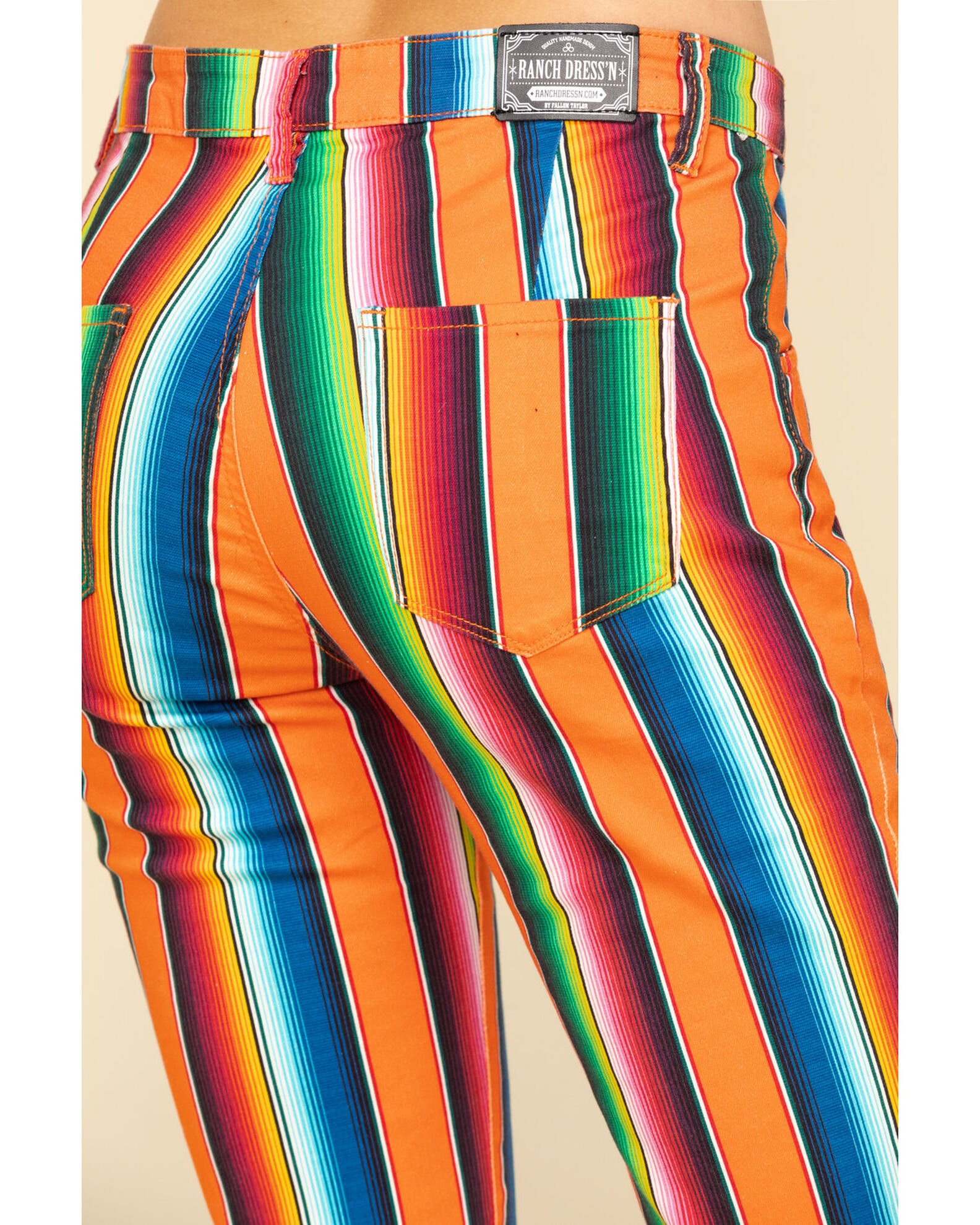 Ranch Dress'n Women's Serape Print Super Flare Jeans Boot Barn