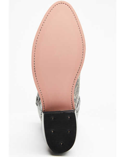 Image #7 - Old West Men's Snake Print Western Boots - Medium Toe, , hi-res