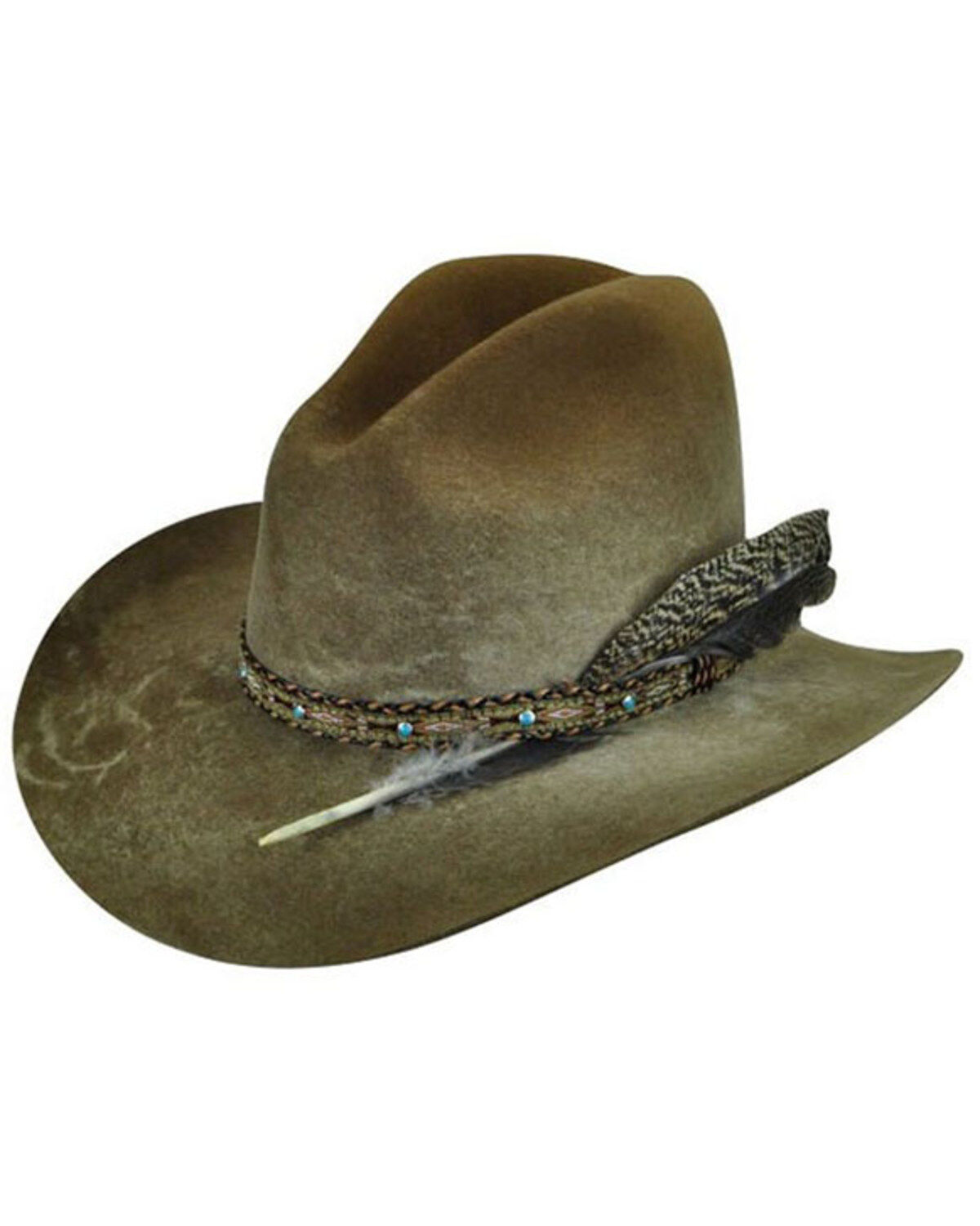 Image #1 - Renegade by Bailey Men's Zella Felt Western Fashion Hat, , hi-res