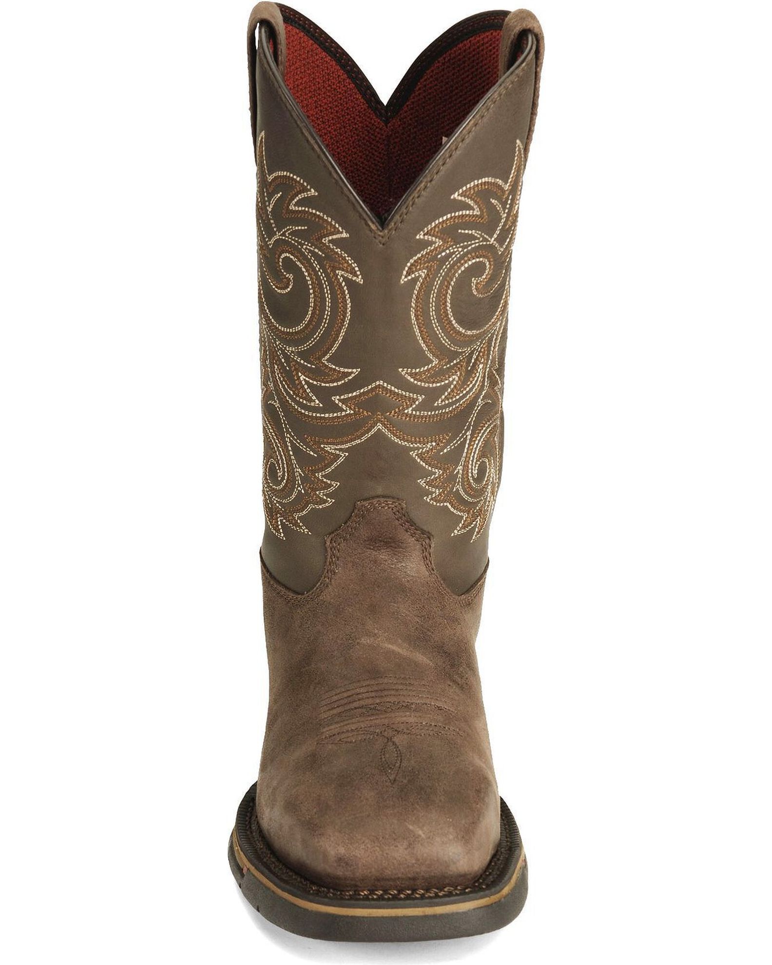Image #4 - Rocky Men's Long Range Steel Toe Western Boots, Coffee, hi-res