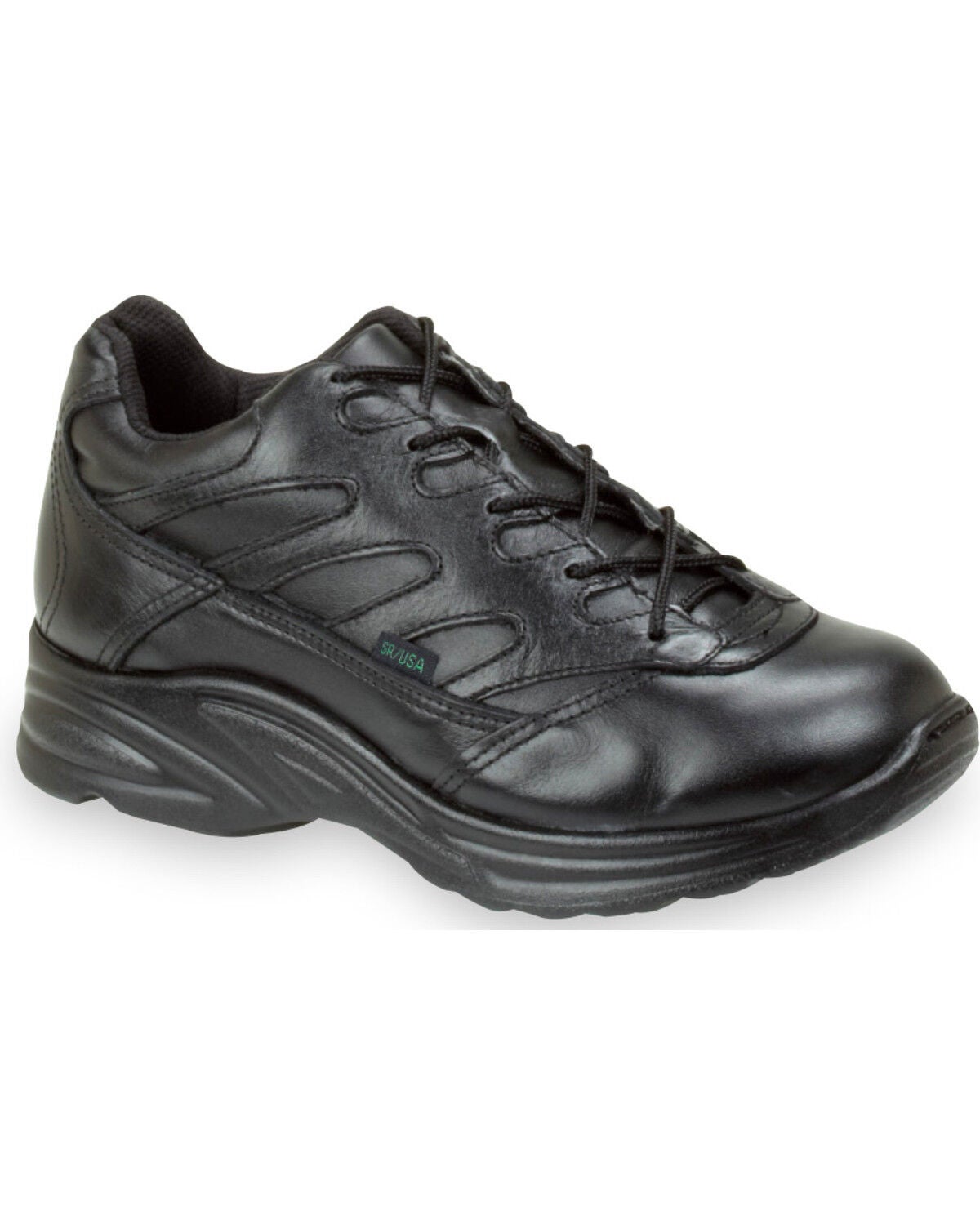 Thorogood Women's Liberty Street Athletics USA Postal Certified Oxfords, Black, hi-res