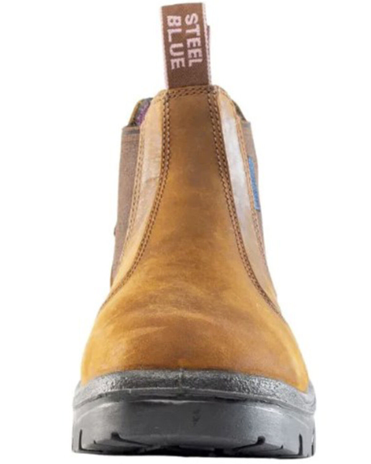 Image #4 - Steel Blue Women's Hobart PR Met Pull-On Work Boots - Steel Toe, Brown, hi-res