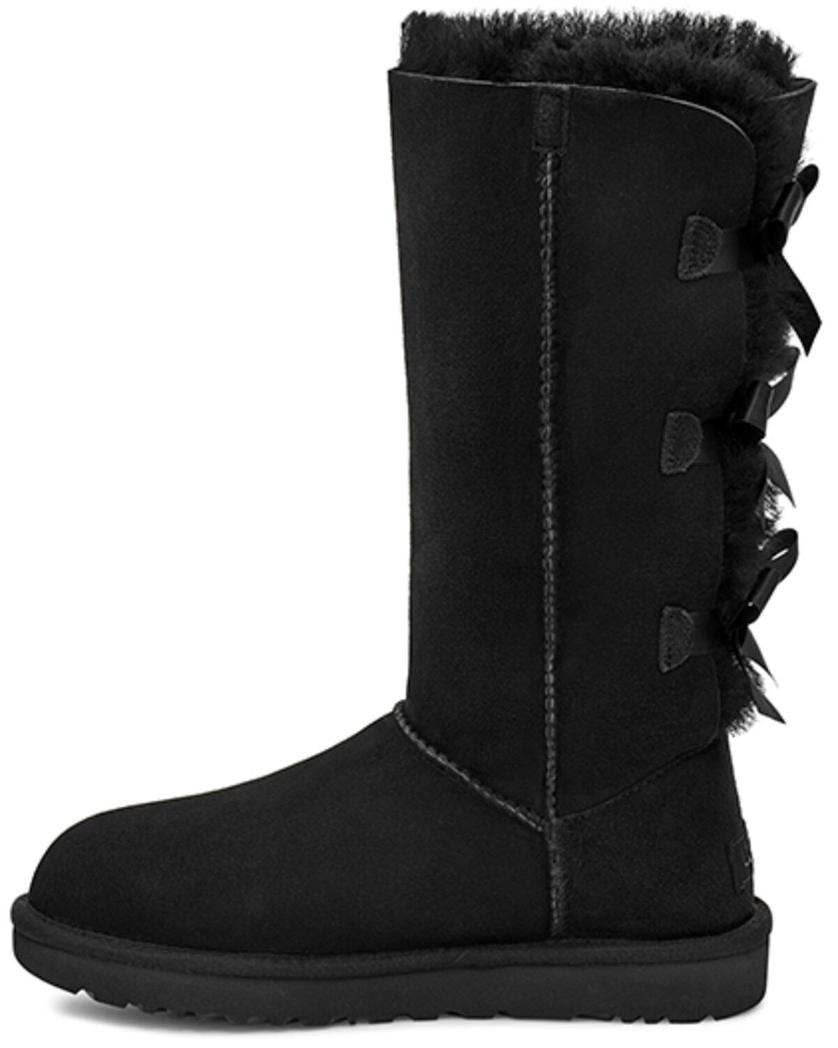 Image #3 - UGG Women's Bailey Bow Tall II Boots, Black, hi-res