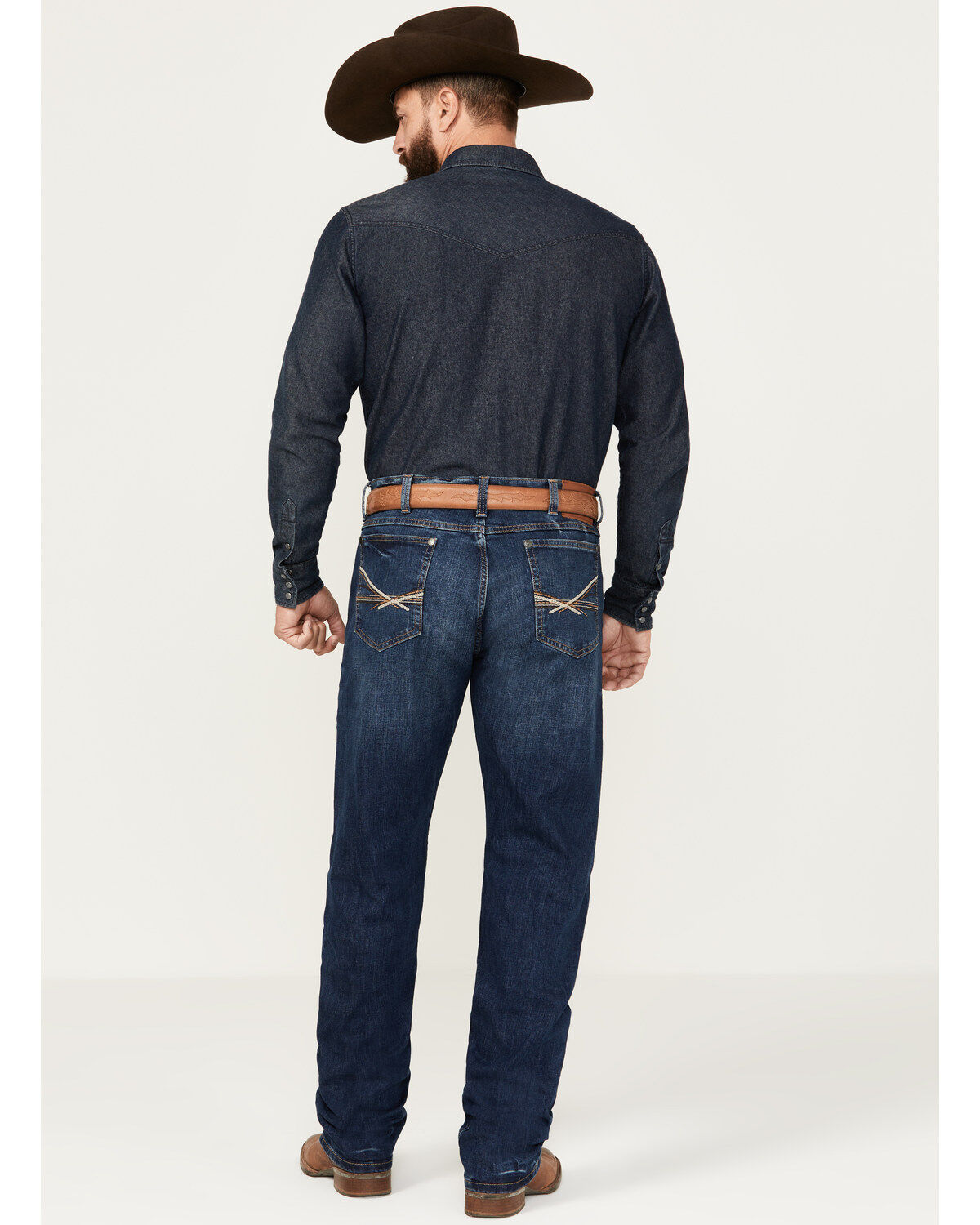 Product Name:  Wrangler Men's 20X Carlson Medium Wash Slim Straight Stretch Denim Jeans