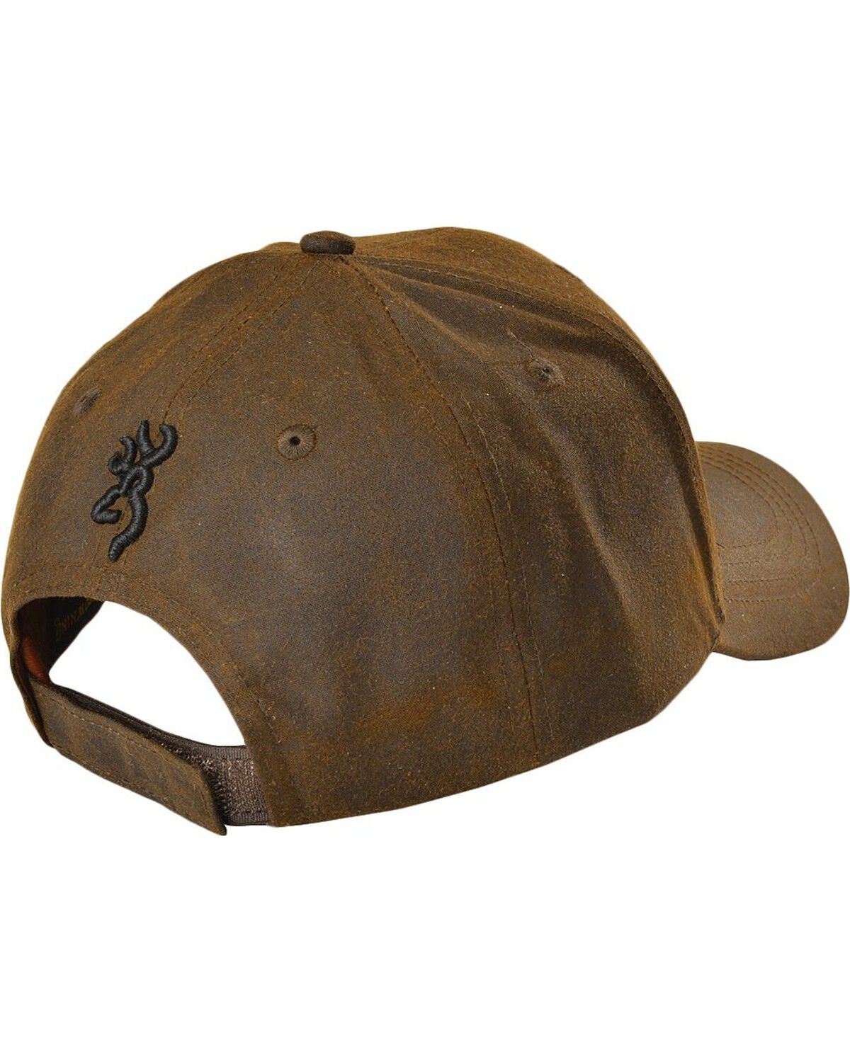 Image #3 - Browning American Flag Buckmark Logo Ball Cap, Brown, hi-res