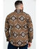Image #2 - Powder River Outfitters Men's Southwestern Jacquard Shirt Jacket, Brown, hi-res