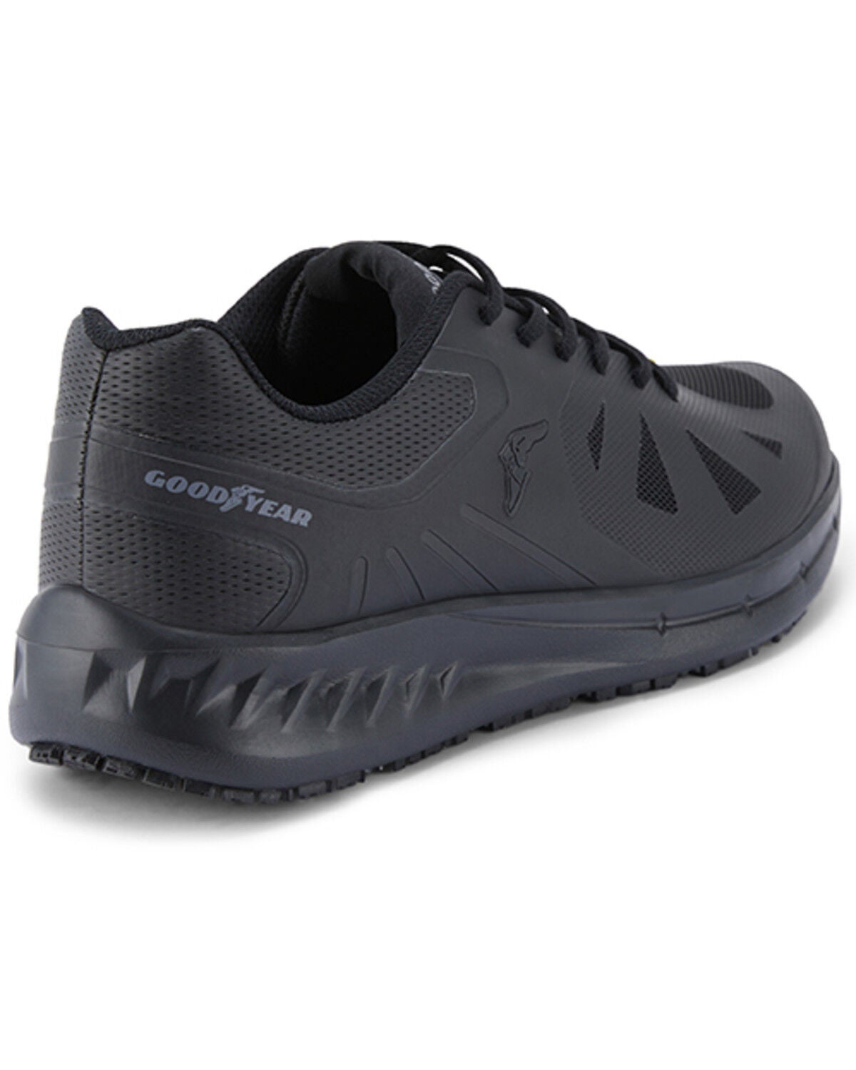 Image #4 - Goodyear Men's Dallas Slip Resistant Athletic Work Shoes - Soft Toe, Black, hi-res