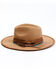 Image #3 - Shyanne Women's Rancher Tonal Ribbons & Turquoise Bead Fedora Hat, Tan, hi-res