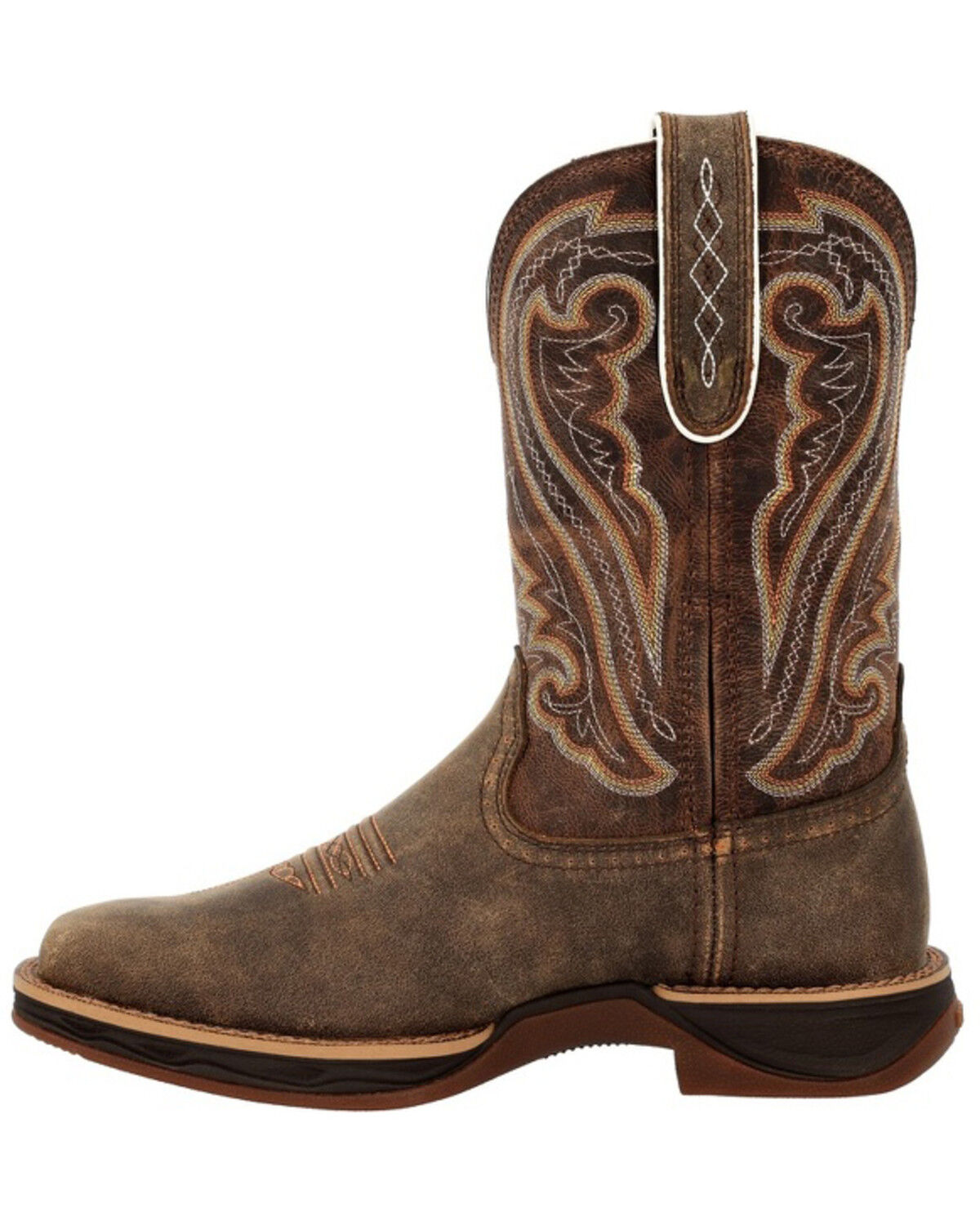 Image #3 - Durango Women's Lady Rebel Ultra-Lite Performance Western Boots - Broad Square Toe, Brown, hi-res
