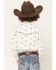 Image #4 - Cowboy Hardware Boys' Skull Scatter Long Sleeve Snap Stretch Western Shirt, White, hi-res