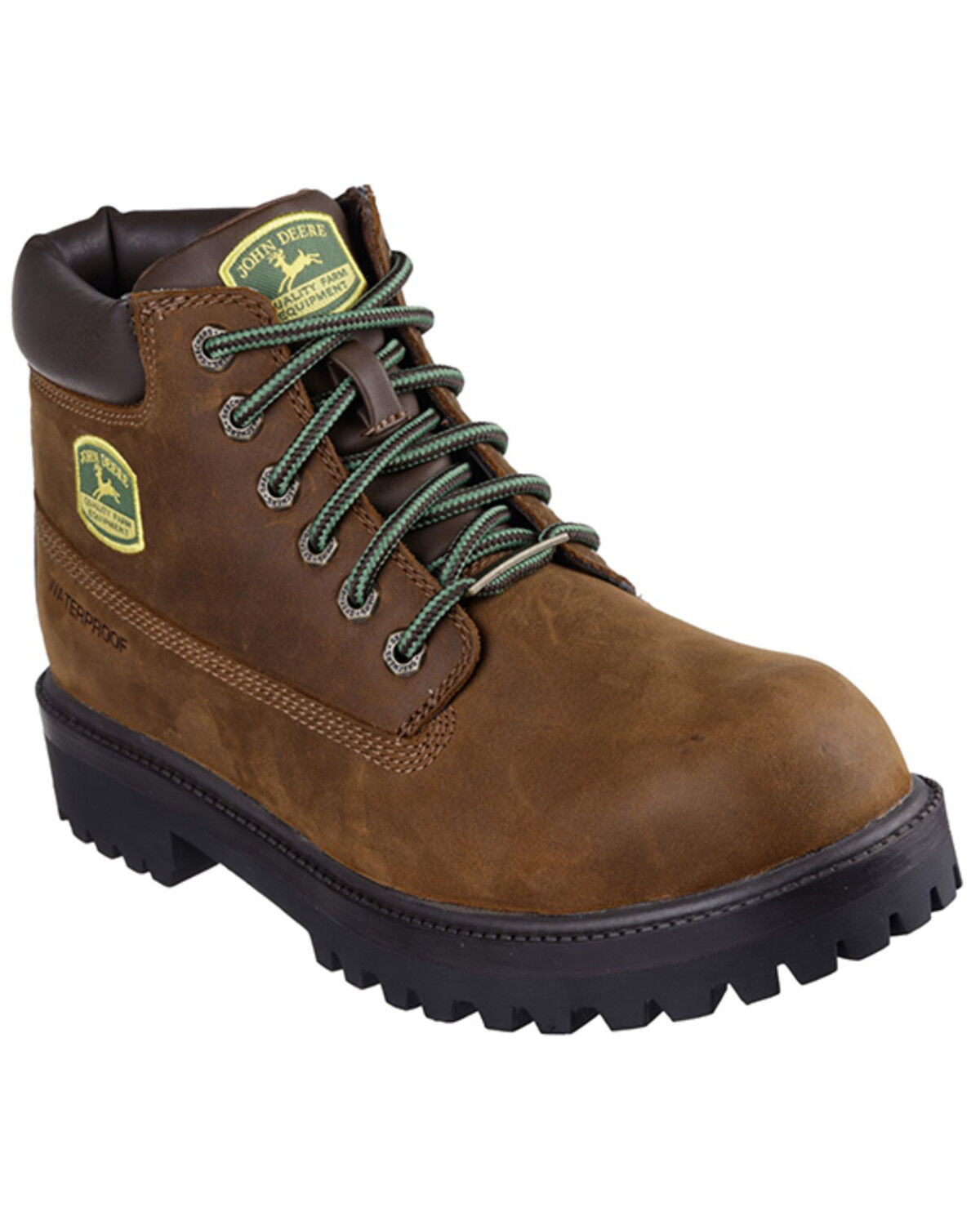 Skechers X John Deere Men's Sergeants Dozer Boots - Round Toe, Brown, hi-res