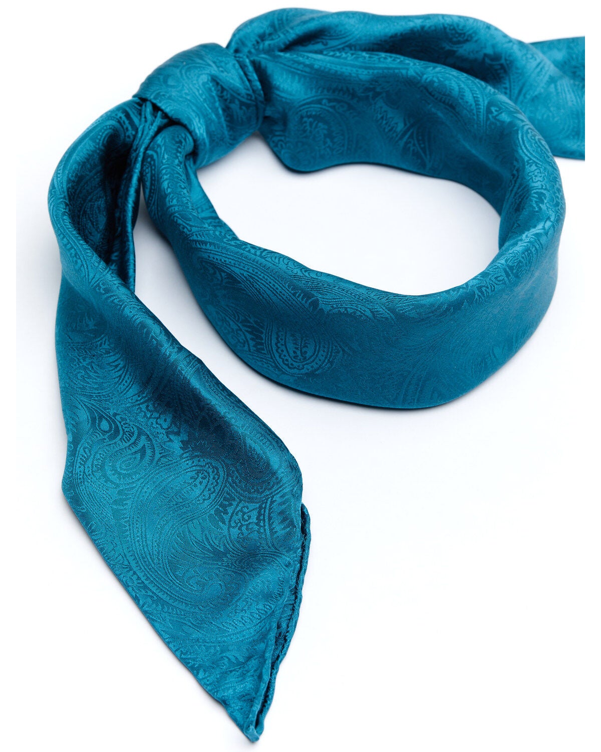 Cody James Men's Silk Jaquard Turquoise Scarf, Turquoise, hi-res