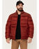 Image #1 - Wrangler ATS Men's All-Terrain Classic Zip-Front Puffer Jacket, Red, hi-res