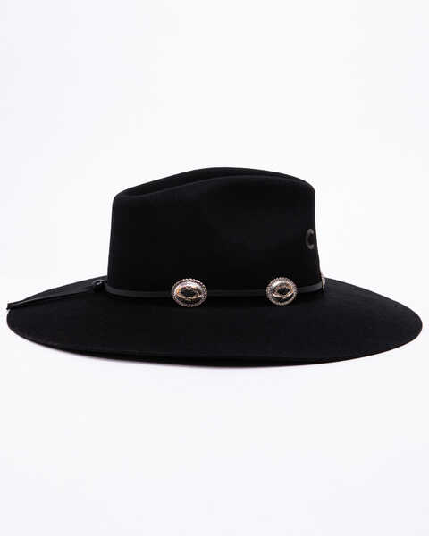 Charlie 1 Horse Women's Traveler Floppy Wool Hat, Black, hi-res