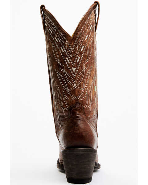 Idyllwind Women's Retro Rock Western Boots - Round Toe, Dark Brown, hi-res