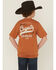 Image #1 - Ariat Boys' Coyote Short Sleeve Graphic T-Shirt, Brown, hi-res