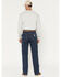 Image #3 - Carhartt Men's FR Loose Straight Dungaree Rigid Denim Jeans, Medium Wash, hi-res