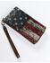 Shyanne Women's American Flag Wallet, Red/white/blue, hi-res