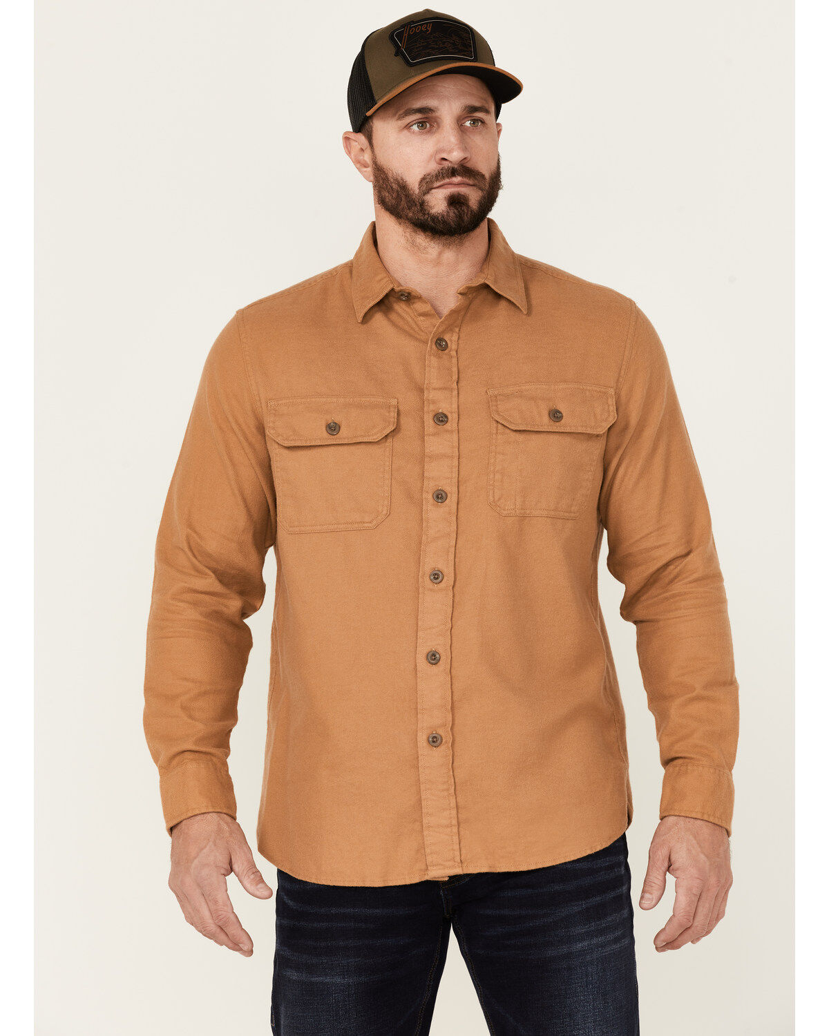 solid mens flannel shirt
