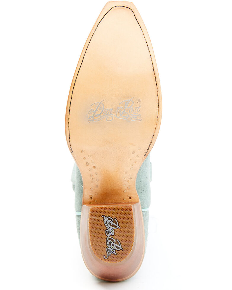 Dan Post Women's Seafoam Suede Western Boots - Snip Toe | Boot Barn