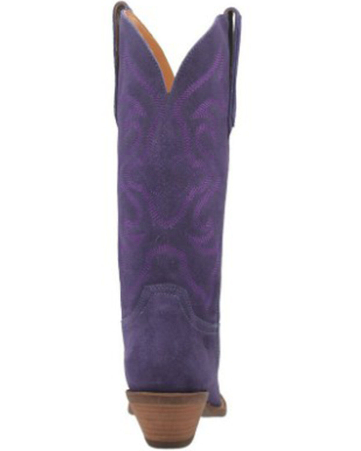 Image #5 - Dingo Women's Out West Suede Western Boots - Round Toe, Purple, hi-res