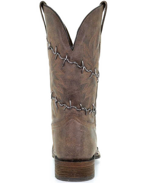 Image #4 - Corral Men's Rustic Brown Western Boots - Square Toe, Brown, hi-res
