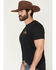 Image #3 - Sendero Provisions Men's Shootin' Hand! Salud! Short Sleeve Graphic T-Shirt, Black, hi-res