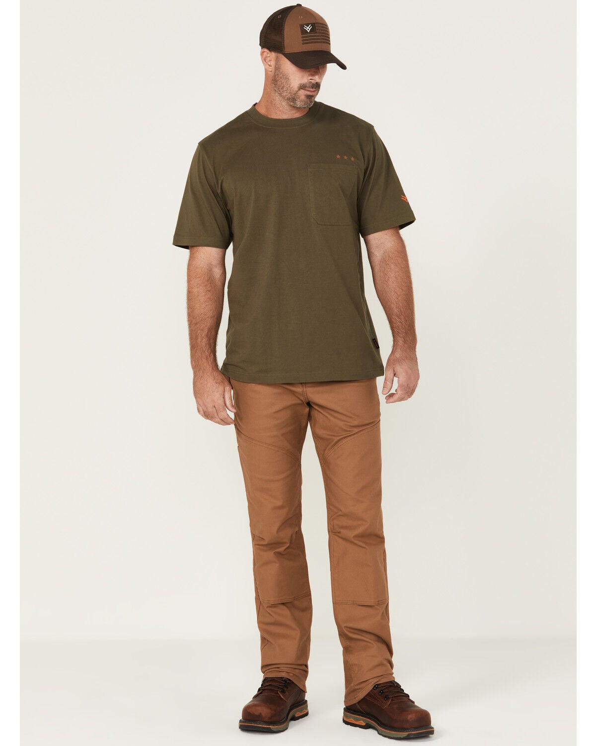 Timberland PRO Men's Gritman Flex Double-Front Utility Pants, Khaki, hi-res