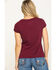Image #2 - Shyanne Women's Wine Kick Up Your Boots Graphic Tee, , hi-res