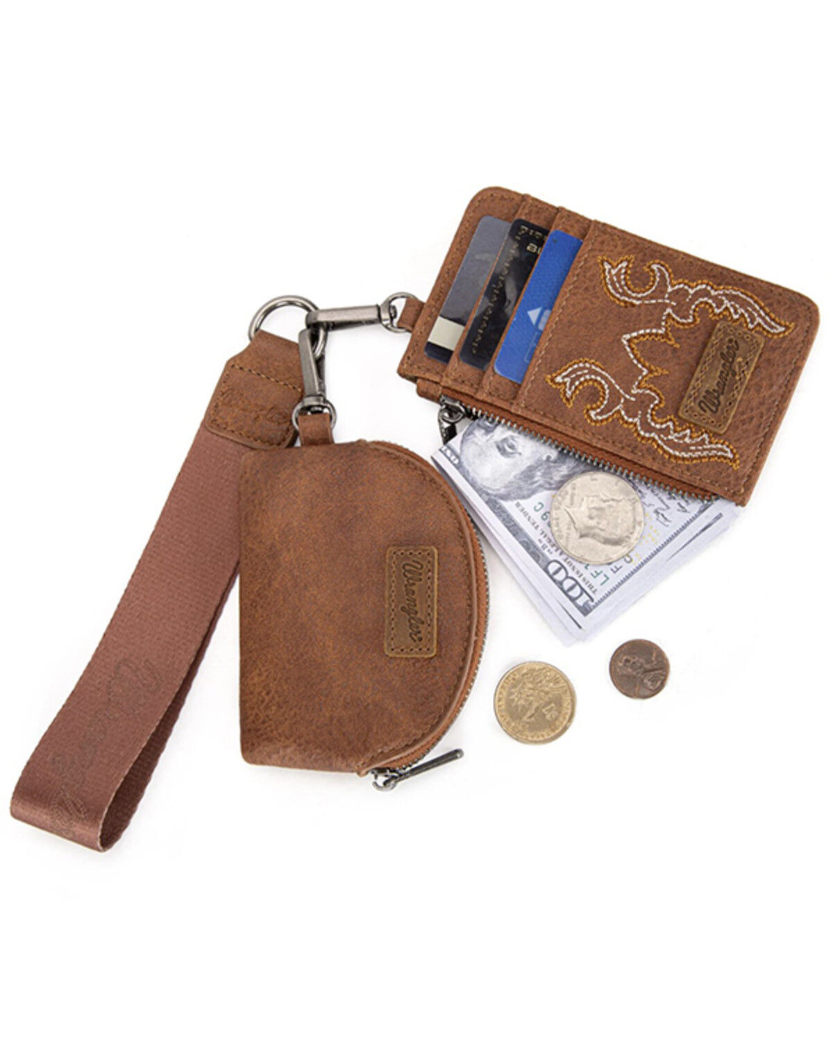 Wrangler Women's Jessie Embroidered Wristlet