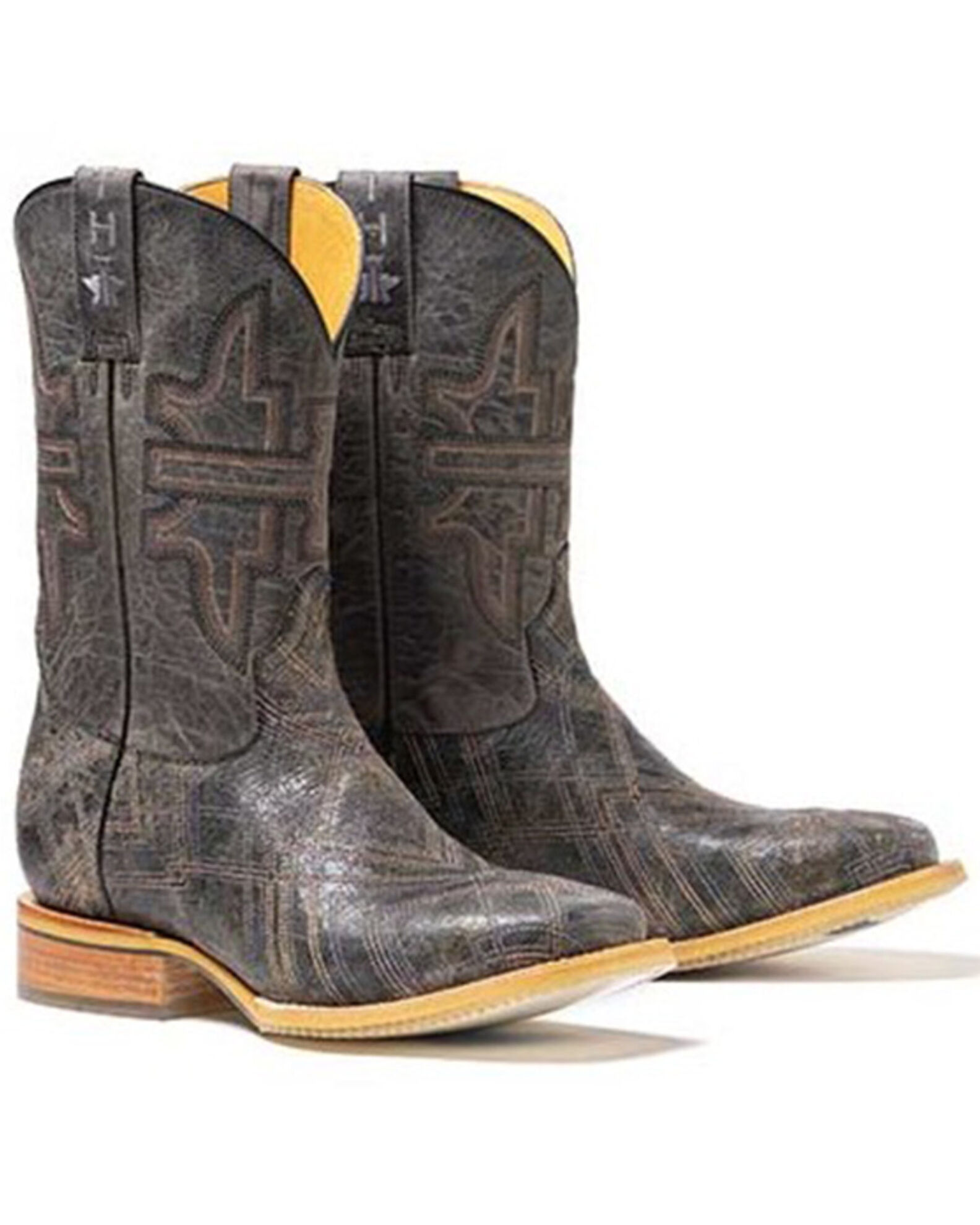 Tin Haul Men s Latidudes Western Boots Broad Square Toe Boot Barn