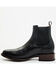 Image #3 - Cody James Men's Scout Chelsea Boots - Round Toe, Black/red, hi-res