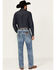 Image #3 - Wrangler Retro Men's Medium Wash Applewood Slim Straight Stretch Denim Jeans - Tall , Medium Wash, hi-res