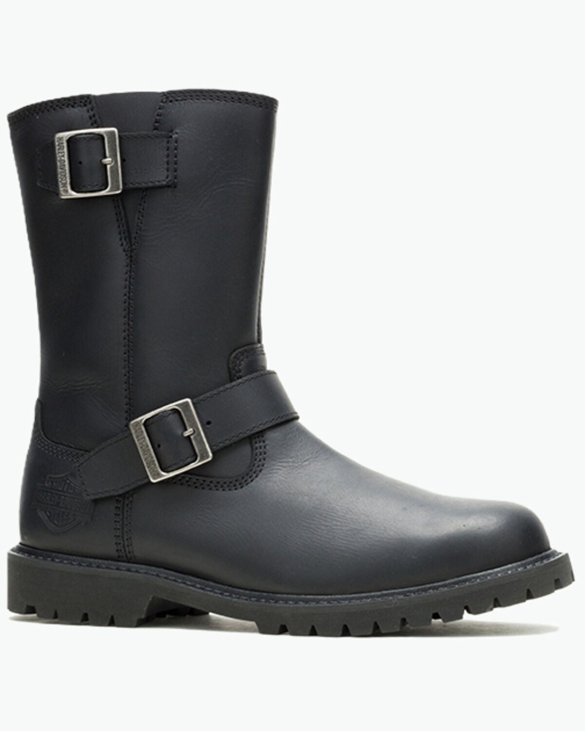 Image #2 - Harley Davidson Men's Lamberton Engineer Motorcycle Boots - Round Toe, Black, hi-res