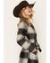 Image #3 - Outback Trading Co Women's Brooklyn Plaid Print Button-Down Coat, Grey, hi-res