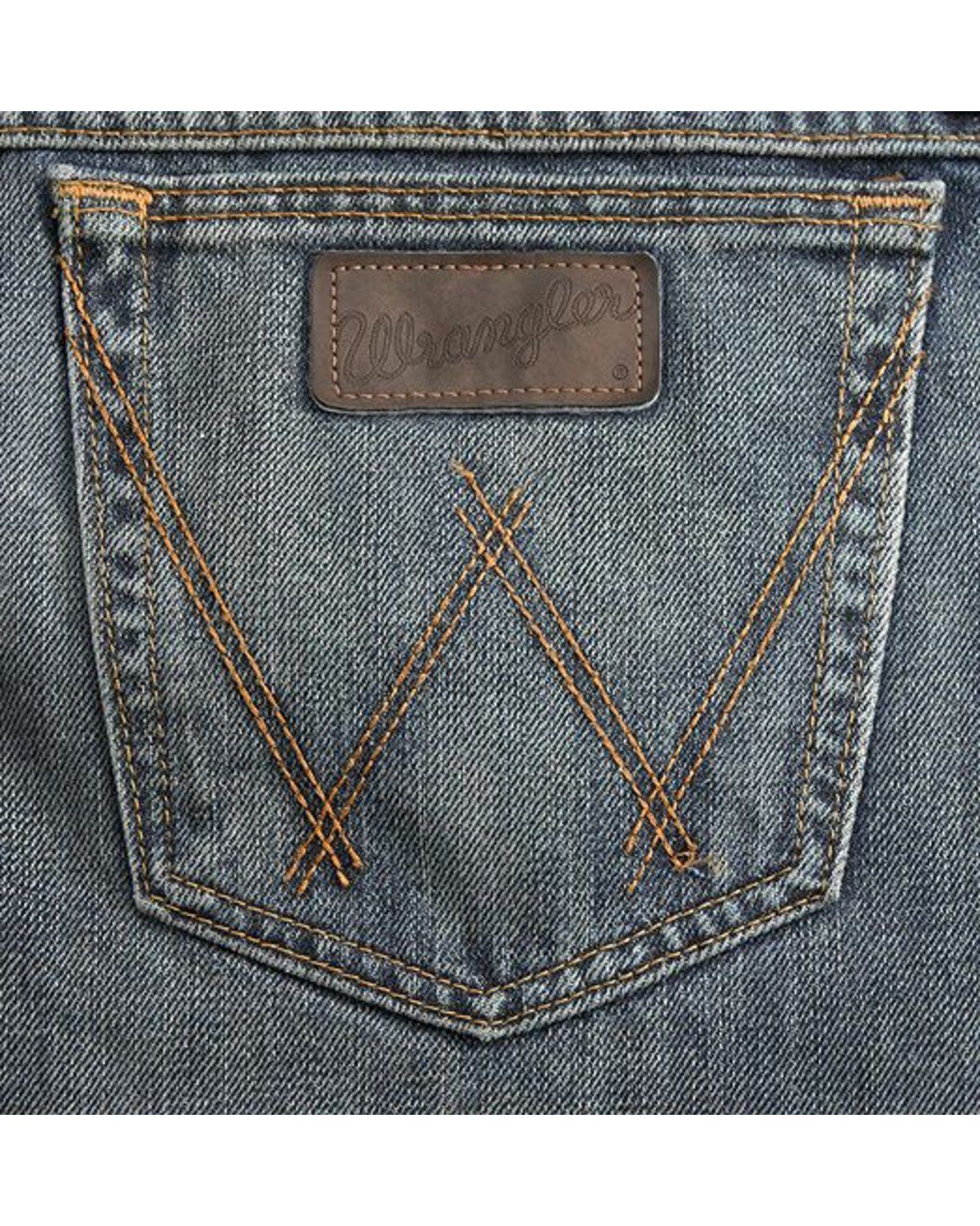 Image #2 - Wrangler Men's 20X Relaxed Competition, Vintage Blue, hi-res