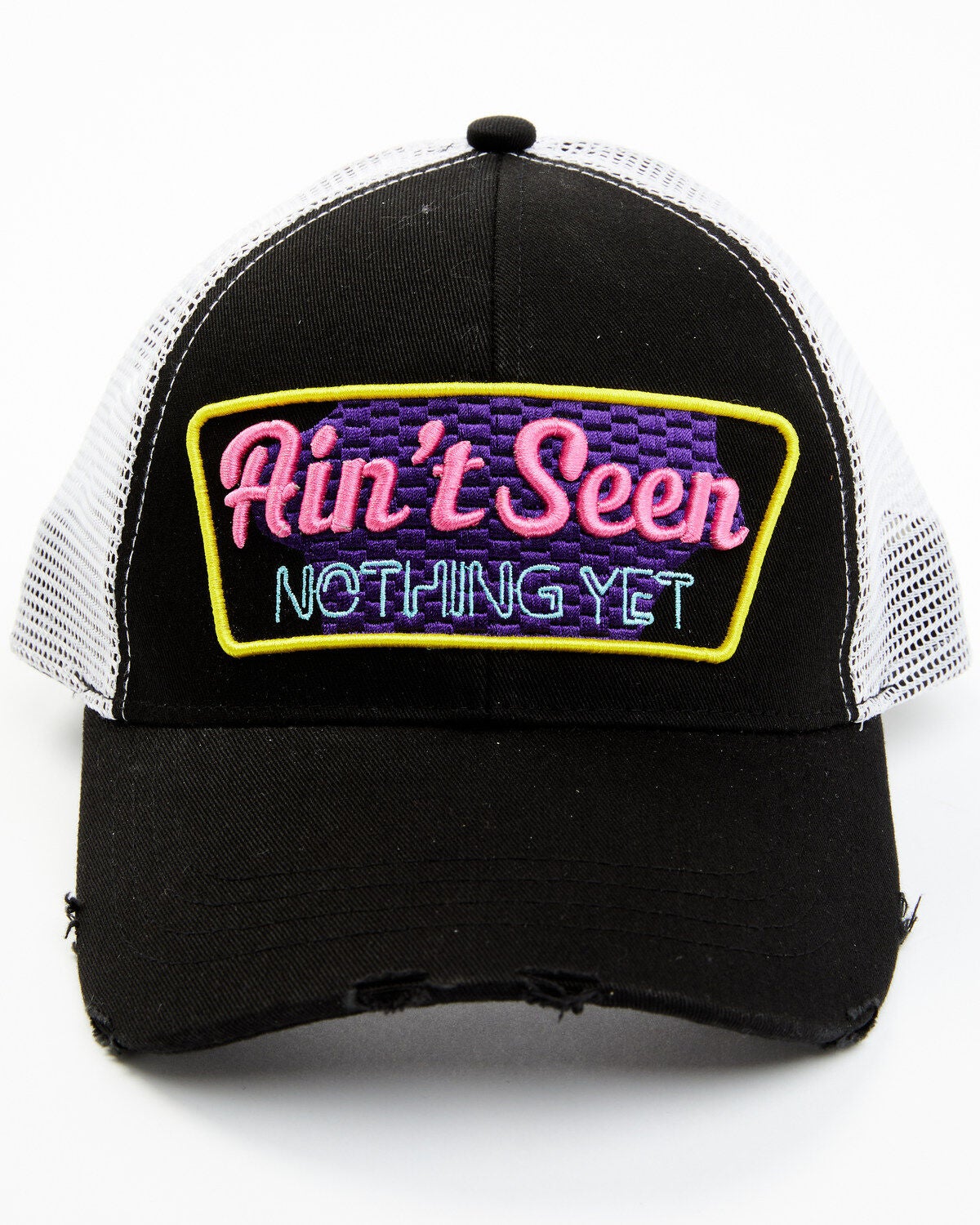Idyllwind Women's Ain't Seen Nothing Yet Baseball Hat, Black, hi-res