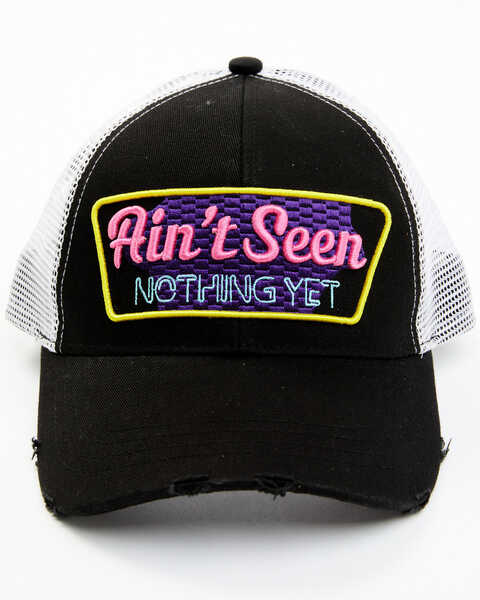 Image #1 - Idyllwind Women's Ain't Seen Nothing Yet Baseball Hat, Black, hi-res