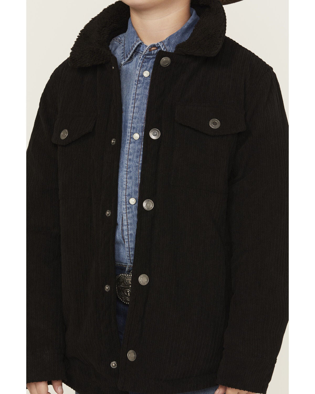 Image #3 - Urban Republic Boys' Sherpa Lined Corduroy Shirt Jacket, , hi-res