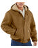Carhartt Men's FR Duck Active Hooded Jacket - Big & Tall, Carhartt Brown, hi-res