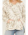 Cleo + Wolf Women's Space-Dye Baja Hoodie, Cream, hi-res