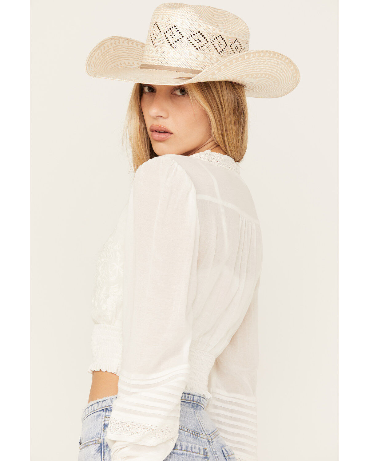 Image #4 - Shyanne Women's Long Sleeve Embroidered Blouse, , hi-res