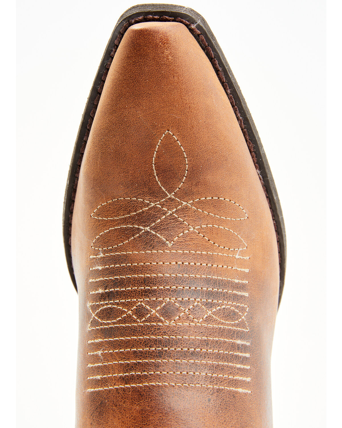Image #6 - Laredo Women's Brown Fringe Western Performance Boots - Snip Toe, Brown, hi-res
