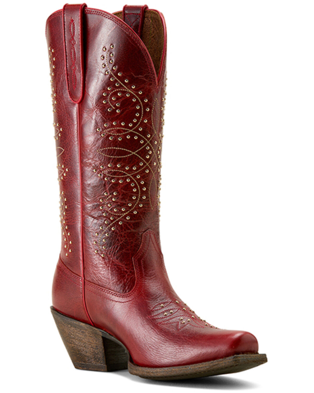 Image #1 - Ariat Women's Madison Western Boots - Square Toe, Red, hi-res
