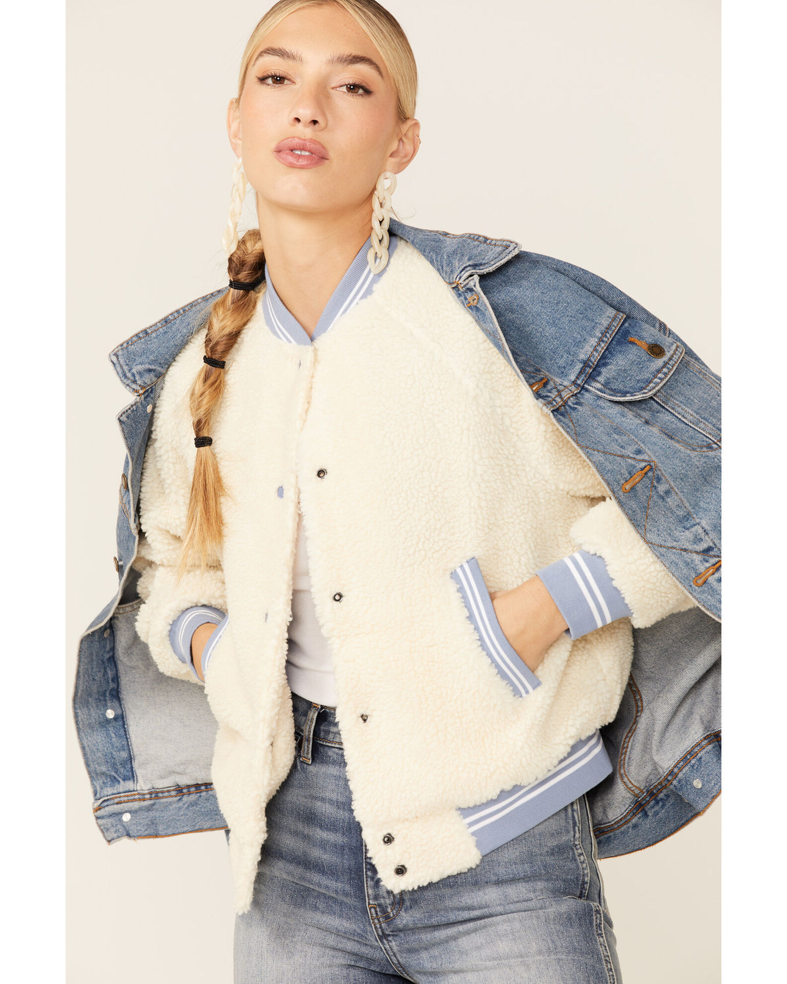 Wrangler Women's Sherpa Bomber Jacket | Boot Barn