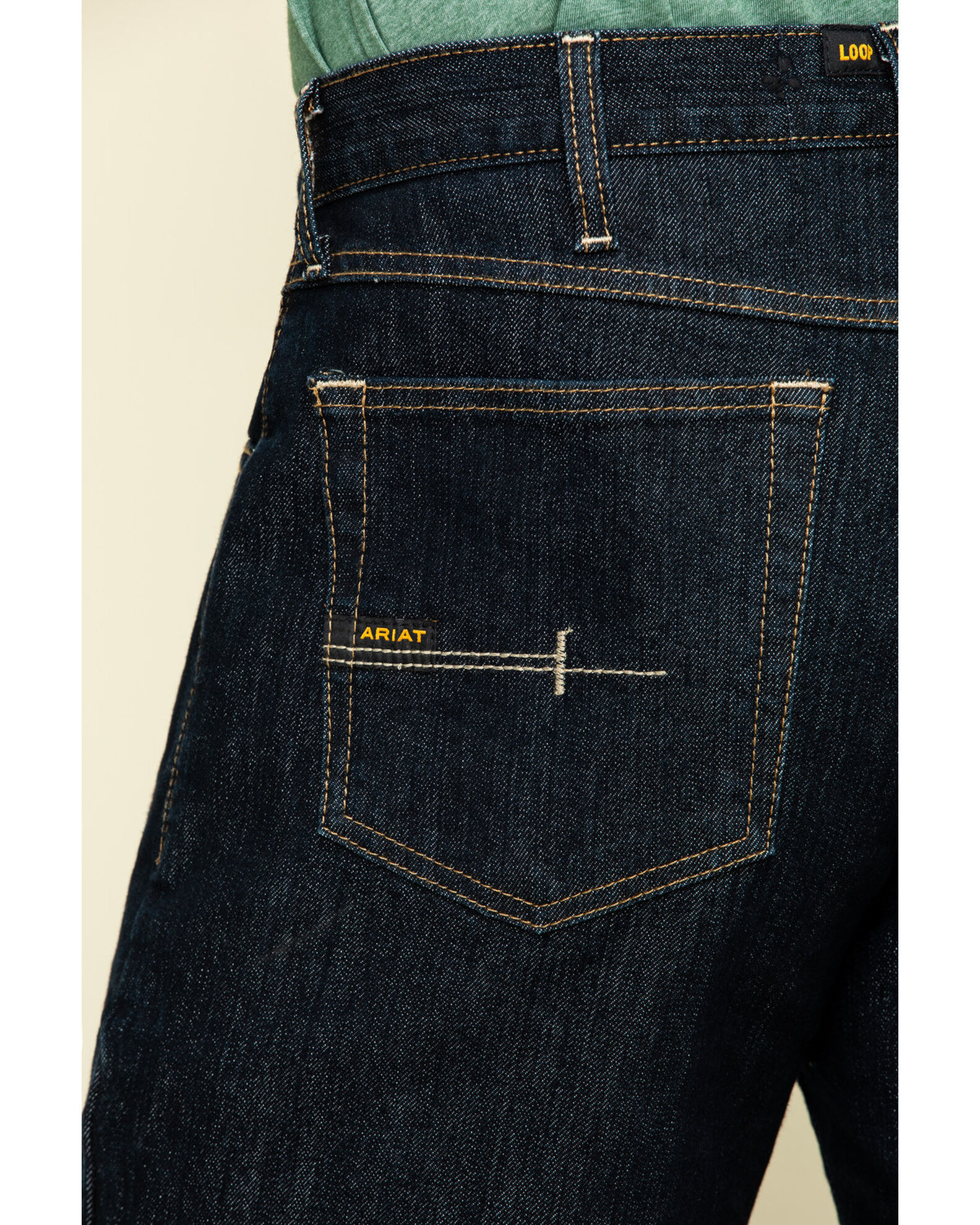 Ariat Men s M4 Rebar Durastretch Flannel Lined Low Bootcut Work